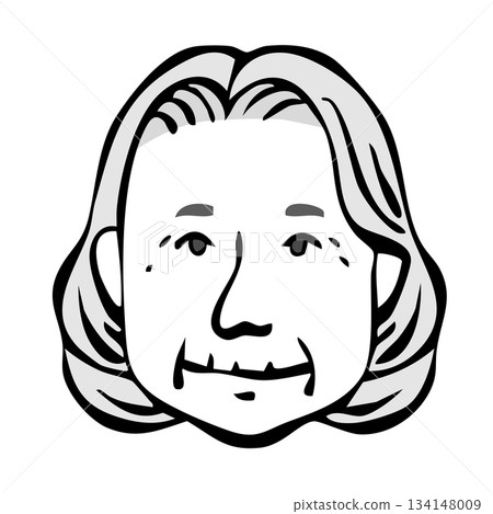 單色圖示_人物、老人、外國人、國籍 單色圖示_人物、老人、外國人、國籍 134148009