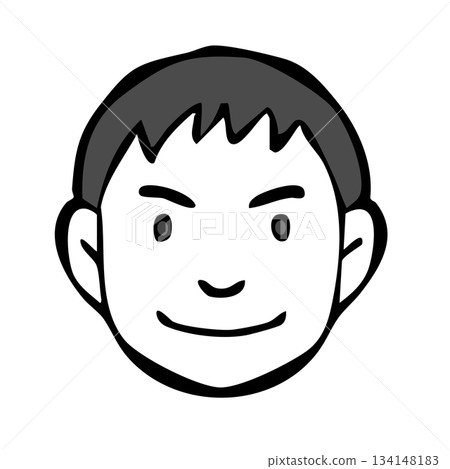 單色圖示_人物、兒童、男孩 134148183
