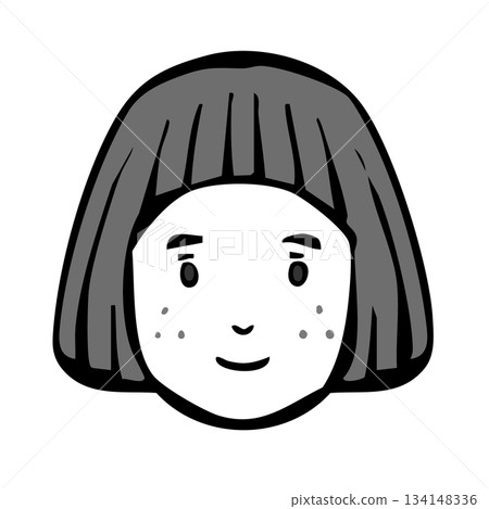 單色圖示_人物、兒童、女孩 單色圖示_人物、兒童、女孩 134148336