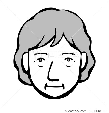 Monochrome icons_people, seniors, foreigners, nationalities Monochrome icons_people, seniors, foreigners, nationalities 134148338