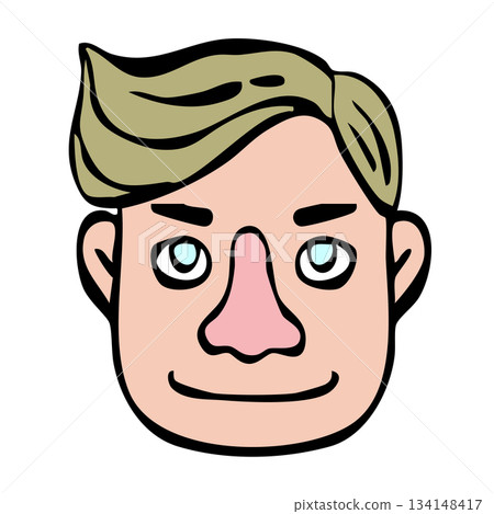 圖標_人物、男性、外國人、國籍 134148417