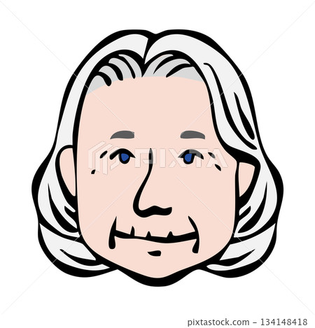 圖標_人物、老年人、外國人、國籍 134148418