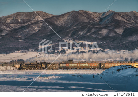 福島縣喜多方市磐越西線SL磐越物語 134148611