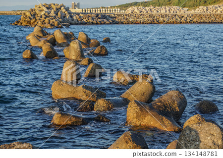 海岸防波堤 海岸防波堤 134148781