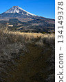 Mount Echizen in the Aitaka Mountains: Mount Fuji as seen from the Kayato hiking trail 134149378