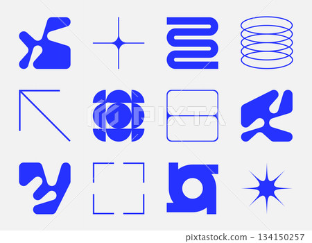 geometric, vector, color 134150257