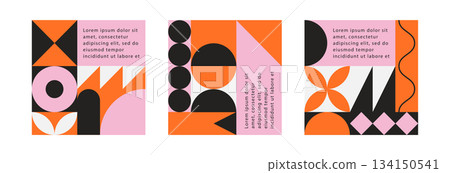 geometric, background, vector 134150541