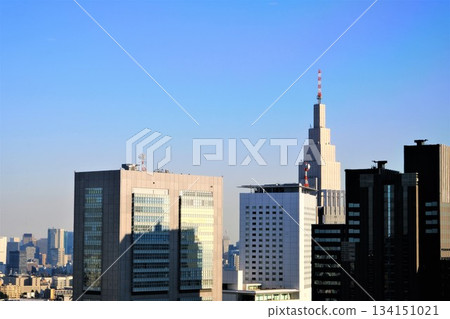 新宿城市景觀及Docomo塔 新宿城市景觀及Docomo塔 134151021