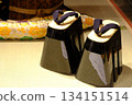 High geta sandals worn by courtesans in the Edo period 134151514