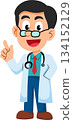 Doctor men cartoon character, professions, job occupations, and specializations. 134152129