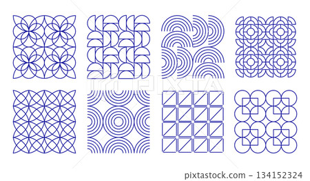 geometric, pattern, seamless 134152324