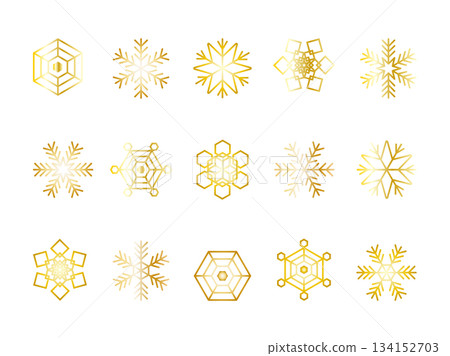 Various snowflakes set 3 134152703