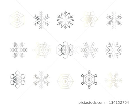 Various snowflakes set 4 Various snowflakes set 4 134152704
