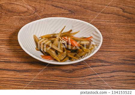 Homemade Kinpira Burdock 134153522