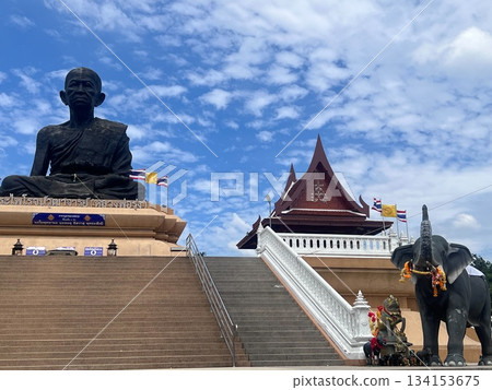Statues at Wat Bang Lwin, Thailand Statues at Wat Bang Lwin, Thailand 134153675