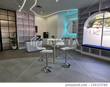 This is sofa chair as the interior in the living room area This is sofa chair as the interior in the living room area 134153789