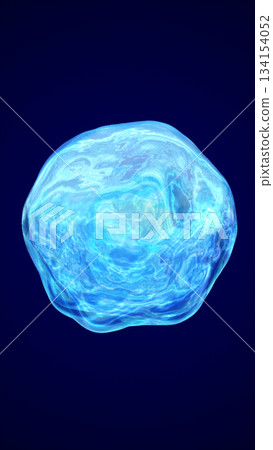 Glowing blue liquid-like energy sphere floating in a dark space, with swirling textures and soft futuristic illumination Glowing blue liquid-like energy sphere floating in a dark space, with swirling textures and soft futuristic illumination 134154052