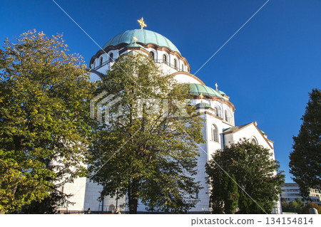 Belgrade cityscape in Serbia 134154814