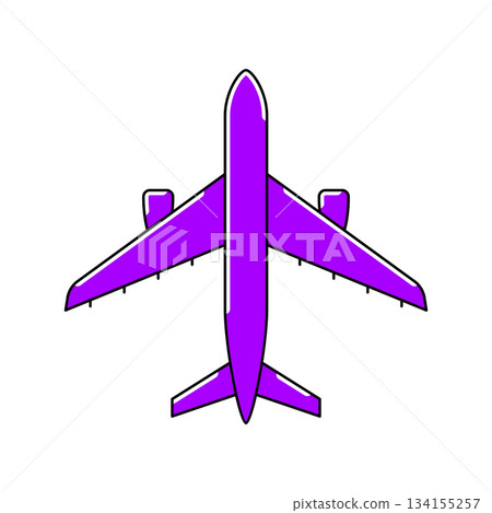 Airplane icon. Air travel and tourism item. Airplane icon. Air travel and tourism item. 134155257