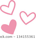 Hand-drawn heart symbol 134155361