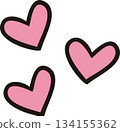 Hand-drawn heart symbol 134155362