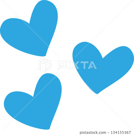 手繪心形符號 134155367
