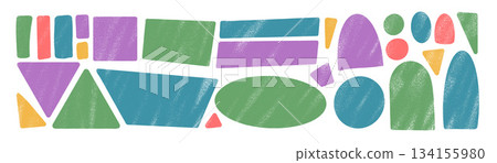 Multi color geometric text boxes. Uneven geometry shape set. Textbox irregular childish frames. Underline highlight, circle and square figures. Vector hand drawn quotation crayon uneven sticker shape Multi color geometric text boxes. Uneven geometry shape set. Textbox irregular childish frames. Underline highlight, circle and square figures. Vector hand drawn quotation crayon uneven sticker shape 134155980
