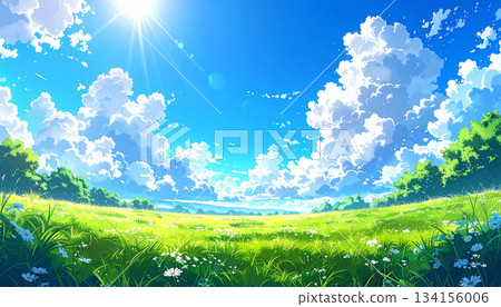 陽光燦爛,藍天白雲 陽光燦爛,藍天白雲 134156006