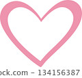 Heart mark 134156387