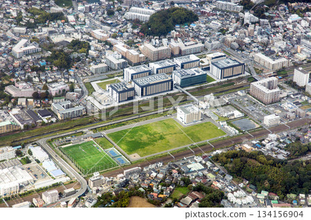 Aerial view of the area around Life Science Park Yokohama in Totsuka Ward, Yokohama City Aerial view of the area around Life Science Park Yokohama in Totsuka Ward, Yokohama City 134156904