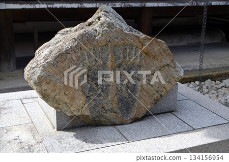 Buddha's footprints at Kiyomizu-dera Temple (Kyoto City, Kyoto Prefecture) 134156954
