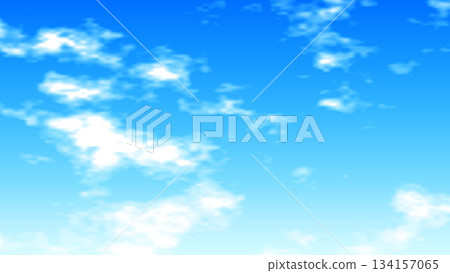 藍天白雲背景 藍天白雲背景 134157065