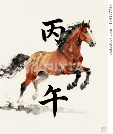 2026 Horse year theme for new year 2026 Horse year theme for new year 134157780
