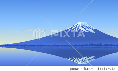 倒富士的插圖 倒富士的插圖 134157918