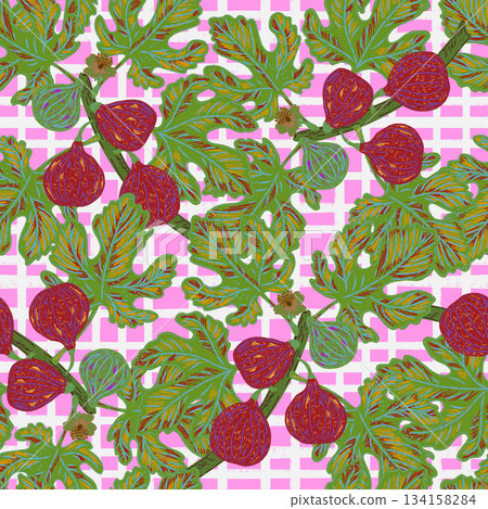 seamless pattern with raspberries seamless pattern with raspberries 134158284