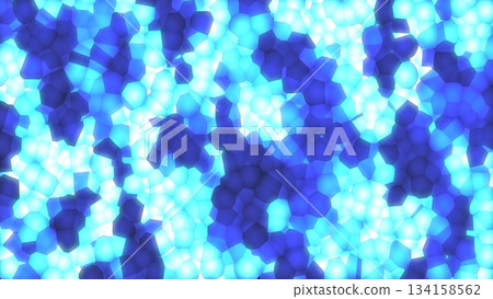 Abstract background, video in high quality 4k. Blue and white moving squares and lines are beautiful and glowing magical energy. Screensaver in retro digital style Abstract background, video in high quality 4k. Blue and white moving squares and lines are beautiful and glowing magical energy. Screensaver in retro digital style 134158562