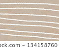 Crayon-touch striped background (beige/brown) 134158760