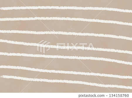 Crayon-touch striped background (beige/brown) 134158760