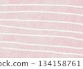 Crayon-touch striped background (pink) 134158761