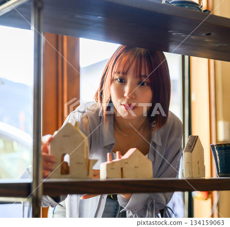 House objects at a general store 134159063