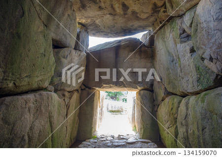 奈良石舞台墓,墓室(靠近入口) 奈良石舞台墓,墓室(靠近入口) 134159070