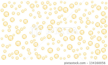 Drop of champagne, beer, orange juice, honey. 134160056