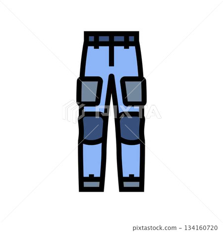 water repellent pants color icon vector illustration water repellent pants color icon vector illustration 134160720