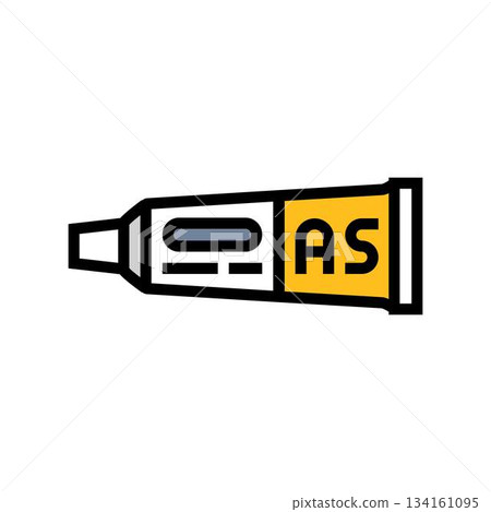 steroid cream tube color icon vector illustration steroid cream tube color icon vector illustration 134161095