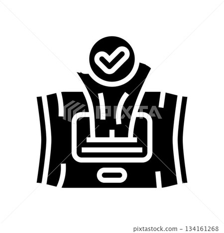 use intimate wipes glyph icon vector illustration 134161268