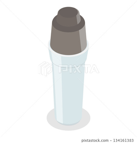 3D Isometric Flat Vector Illustration of Water Filters, Safe Drinking Water, Removing Impurities. Item 3 3D Isometric Flat Vector Illustration of Water Filters, Safe Drinking Water, Removing Impurities. Item 3 134161383