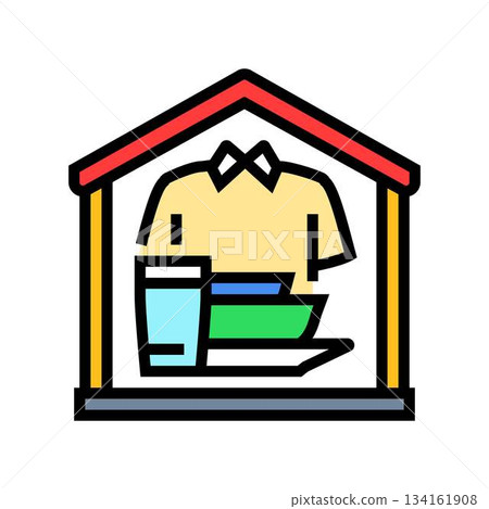 basic needs color icon vector illustration basic needs color icon vector illustration 134161908