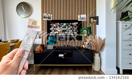 VOD multimedia TV streaming concept 134162588