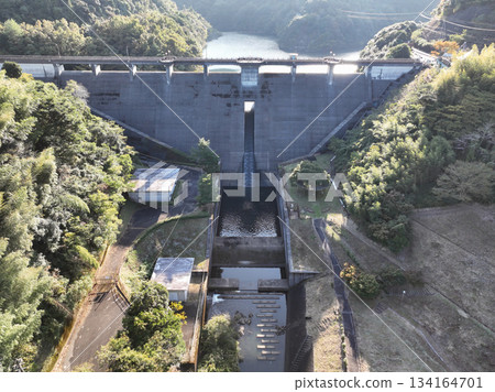 Fukui Dam, Anan City, Tokushima Prefecture Fukui Dam, Anan City, Tokushima Prefecture 134164701