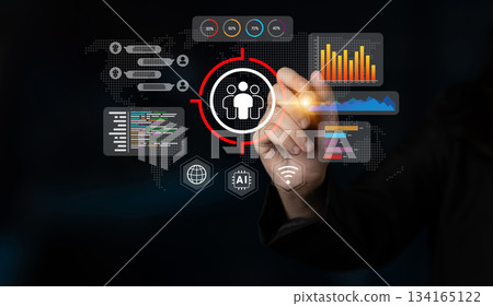 Target audience analytics and AI interaction platform concept Parse 134165122